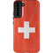Switzerland Flag Distressed Galaxy S22 Plus Pro Case